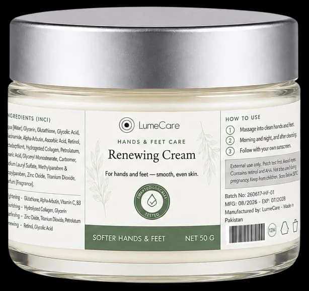 LumeCare Renewing Hand & Foot Cream — a 50 g hand & foot cream